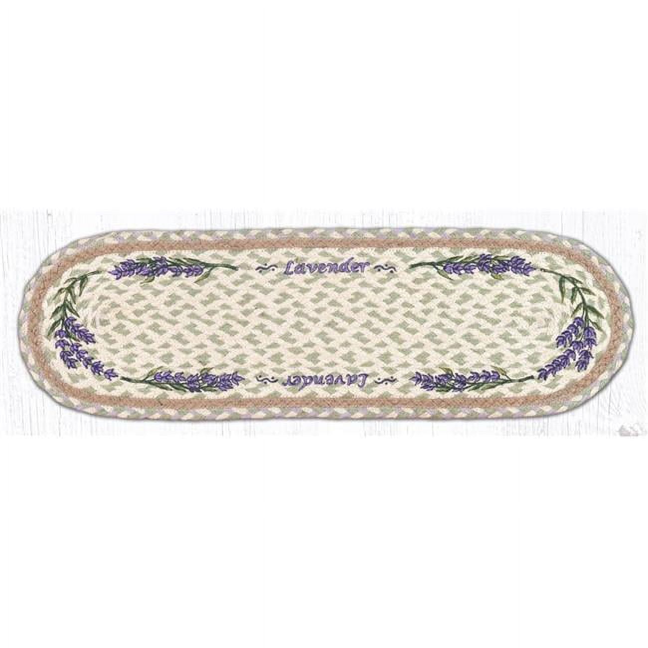 Picture of Capitol Importing 49-ST611L 27 x 8.25 in. Lavender Oval Stair Tread