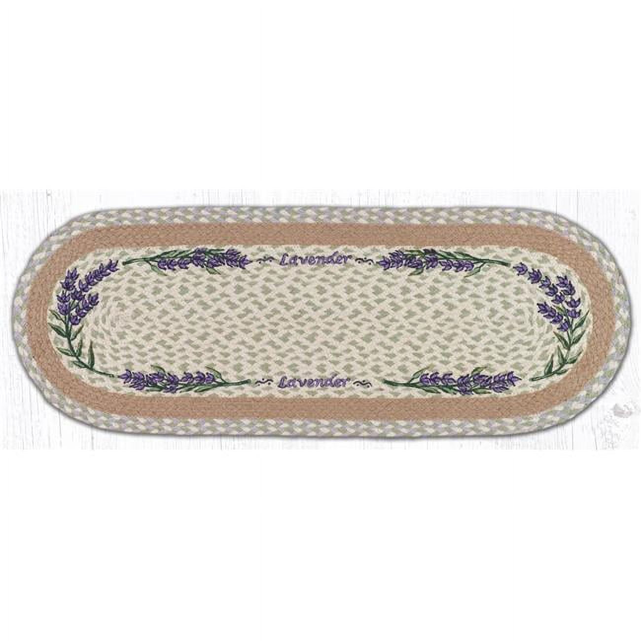 Picture of Capitol Importing 68-611L 13 x 36 in. Lavender Oval Table Runner