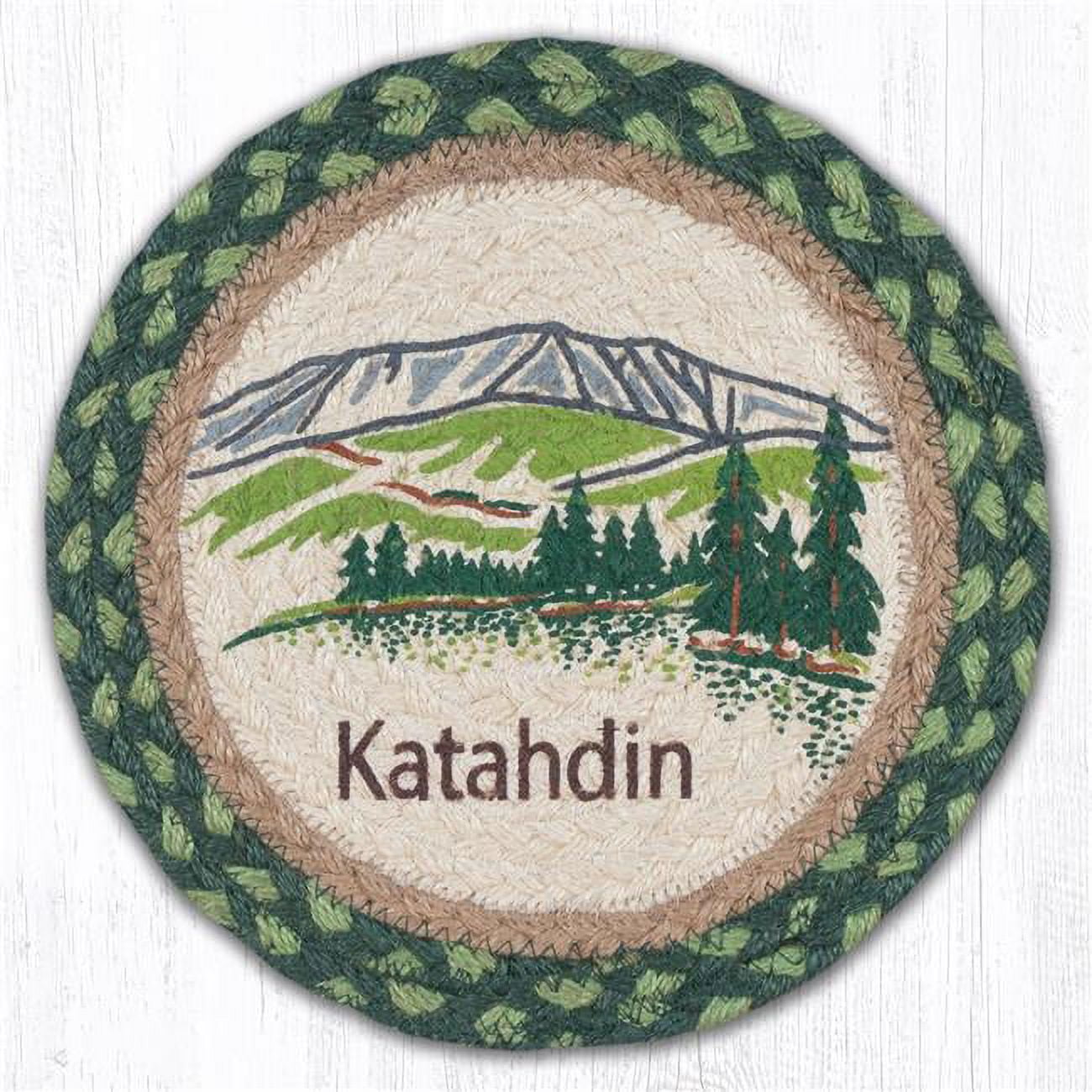 Picture of Capitol Importing 80-703K 10 x 10 in. MSPR-703 Katahdin Printed Round Trivet