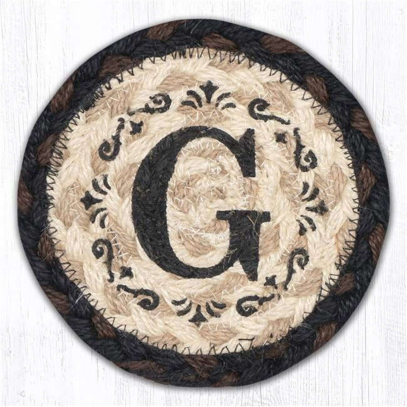 Picture of Capitol Importing 30-313G 5 x 5 in. IC-313 G Monogram Printed Coaster