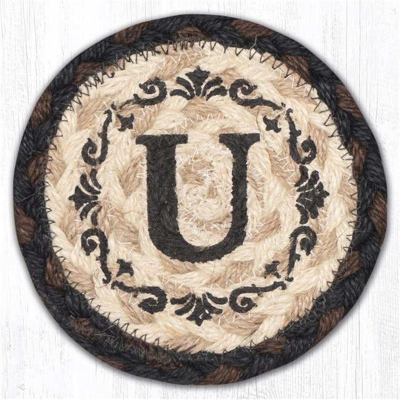 5 x 5 in. IC-313 U Monogram Printed Coaster