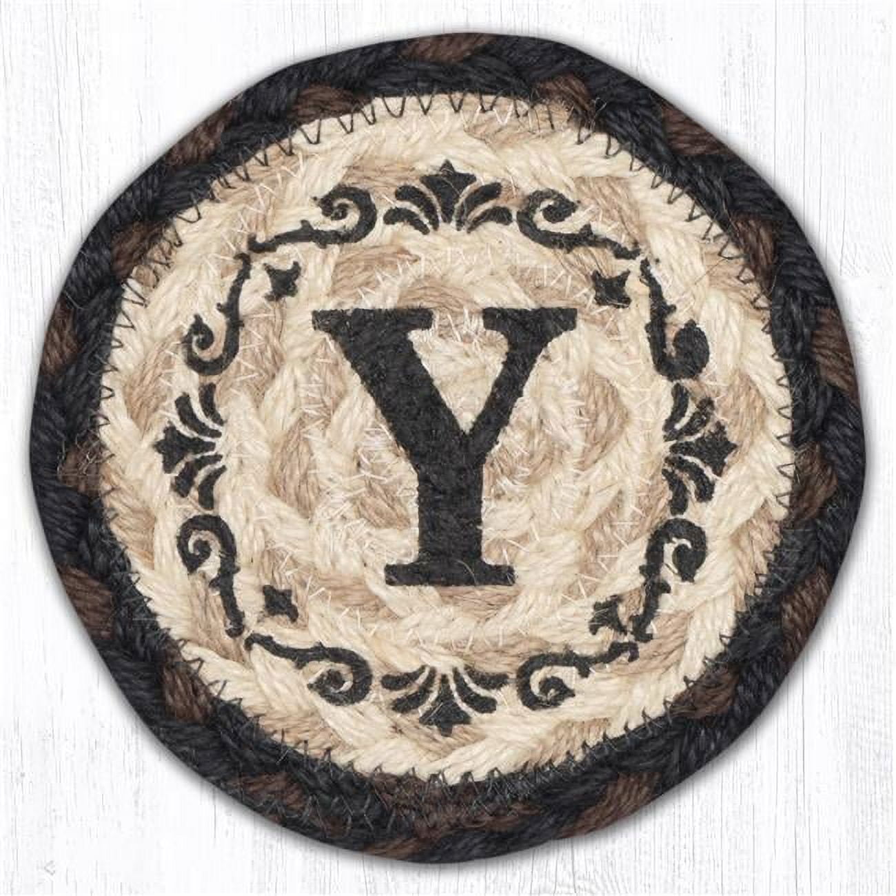5 x 5 in. IC-313 Y Monogram Printed Coaster