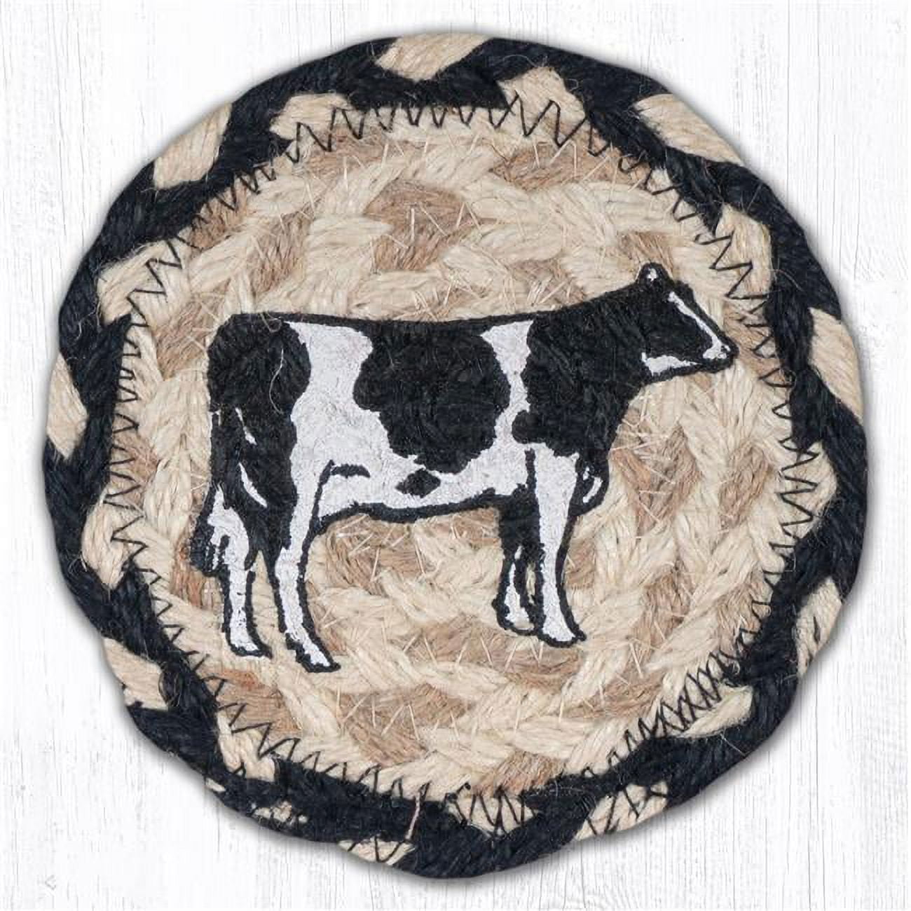 Picture of Capitol Importing 31-IC430C 5 x 5 in. Cow Printed Coaster