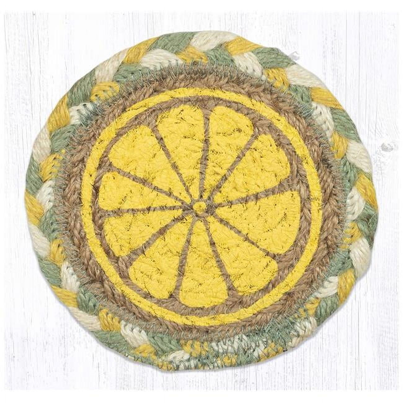 Picture of Capitol Importing 31-IC654LS 5 x 5 in. Lemon Slice Printed Coaster