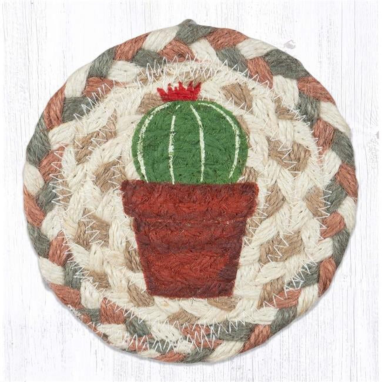 Picture of Capitol Importing 31-IC661C3 5 in. IC-661 Cacti 3 Printed Round Coaster