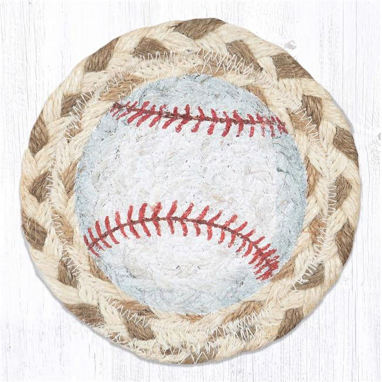 Picture of Capitol 31-IC662B 5 x 5 in. Baseball Printed Round Coaster
