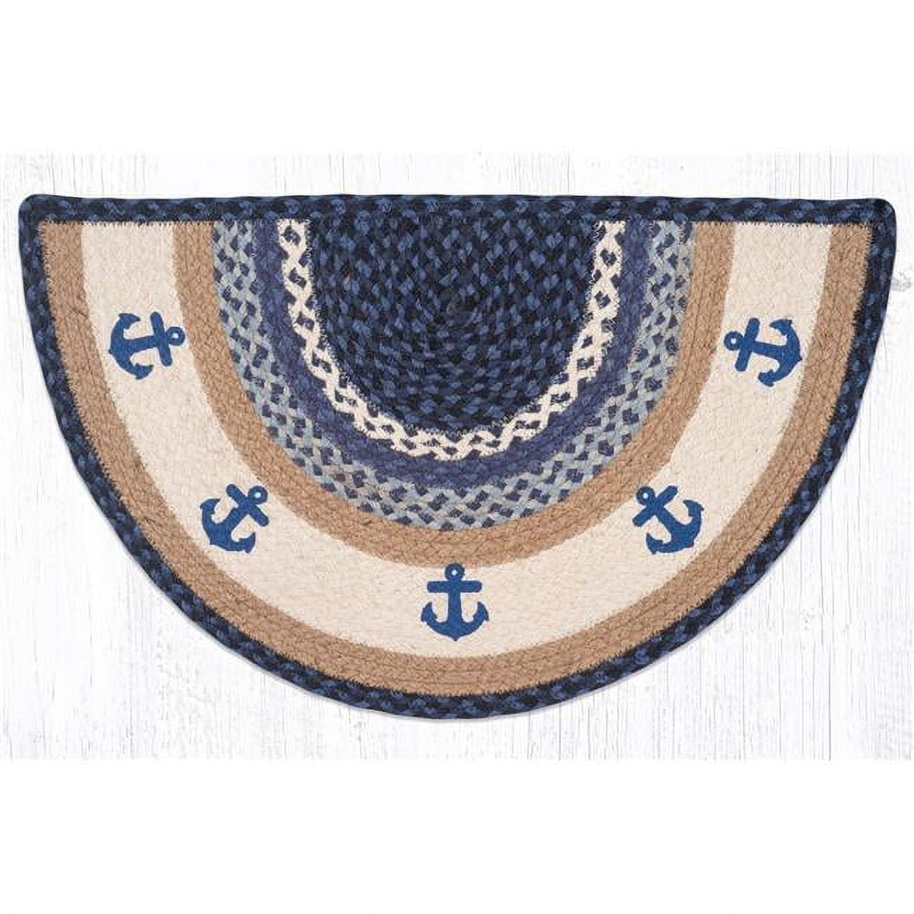 18 x 29 in. SCP-443 Anchor Printed Slice Area Rug