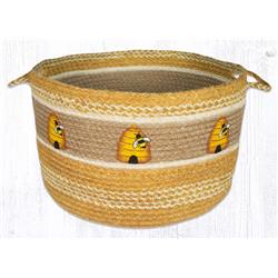 Picture of Capitol Importing 38-UBPLG9101B 17 x 11 in. UBP 9-101 Beehive Printed Utility Basket