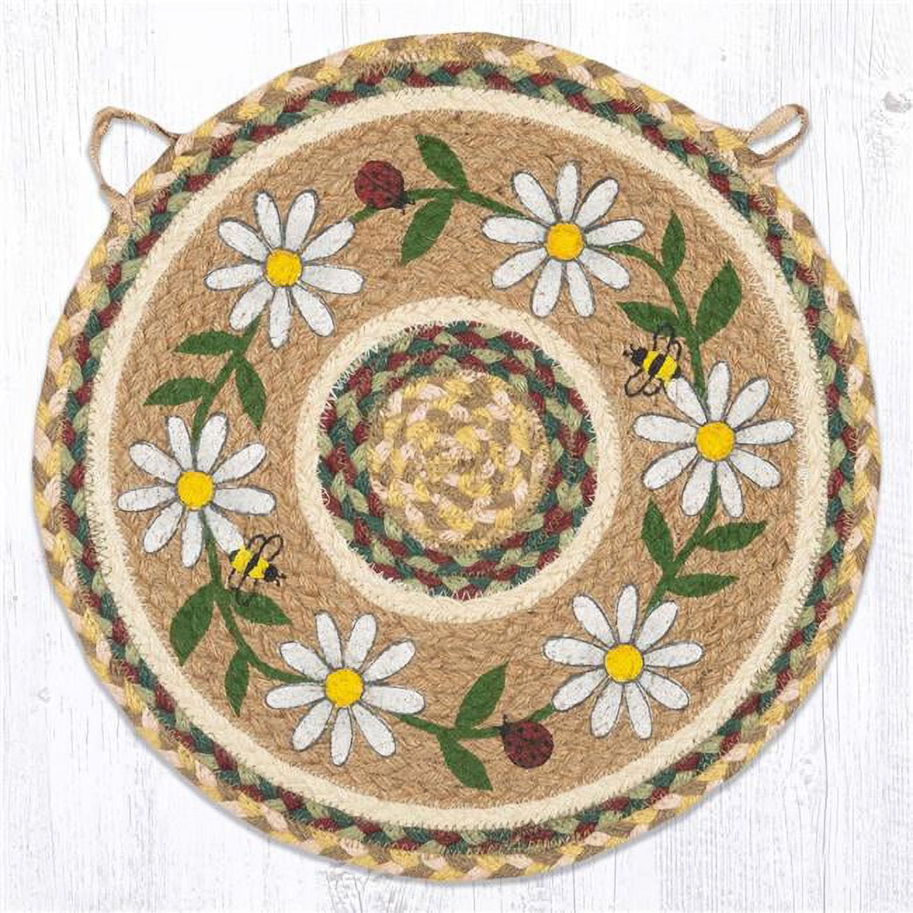 15.5 x 15.5 in. CH-653 Daisy Round Chair Pad