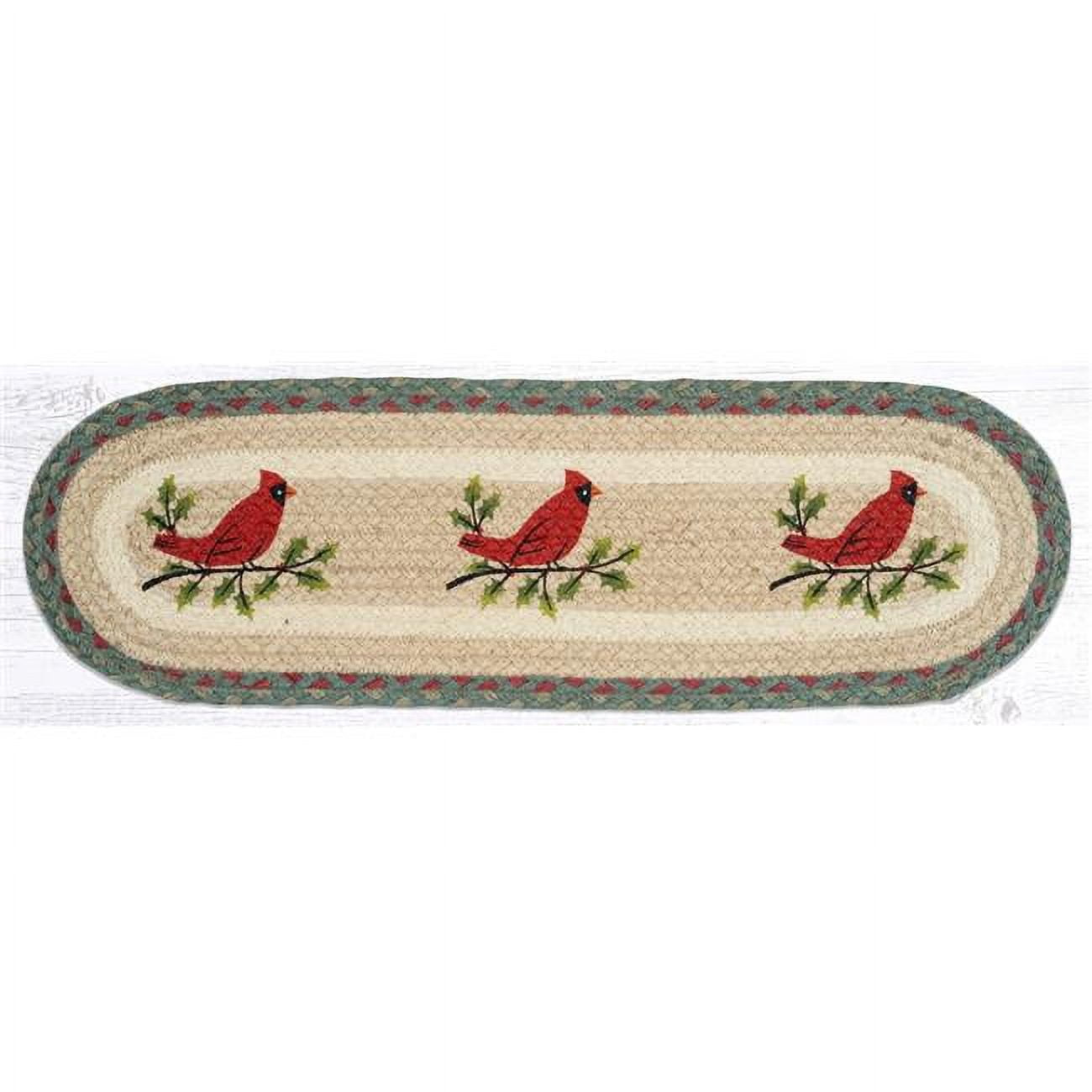 Picture of Capitol Importing 49-ST025HC 27 x 8.25 in. ST-OP-25 Holly Cardinal Oval Stair Tread