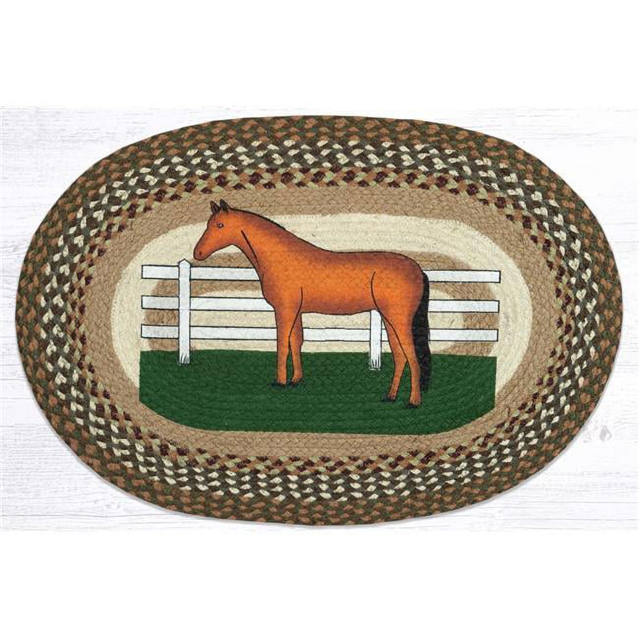 Picture of Capitol Importing 65-657H 20 x 30 in. OP-657 Horse Oval Patch