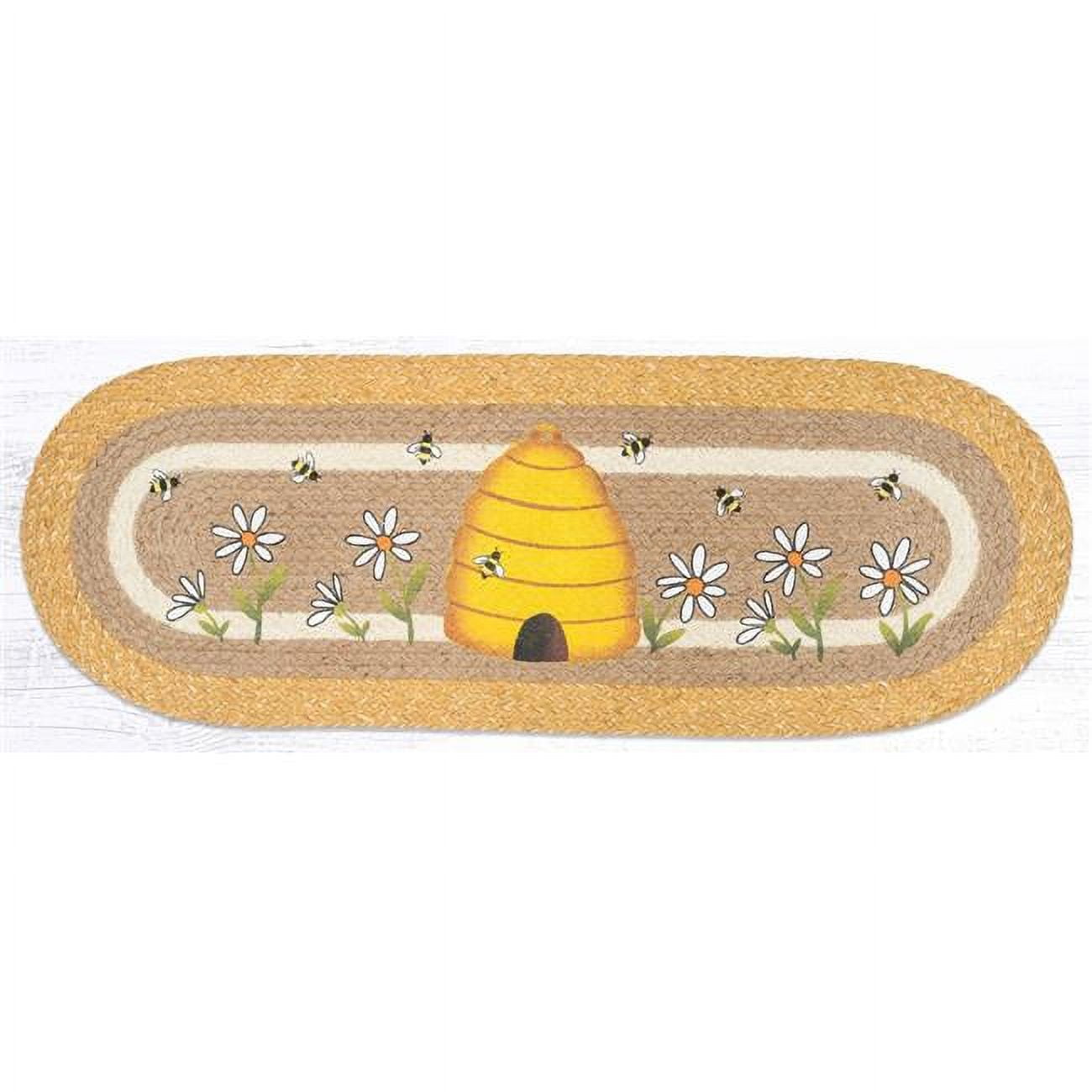 Picture of Capitol Importing 68-9-101B 13 x 36 in. Beehive Oval Table Runner