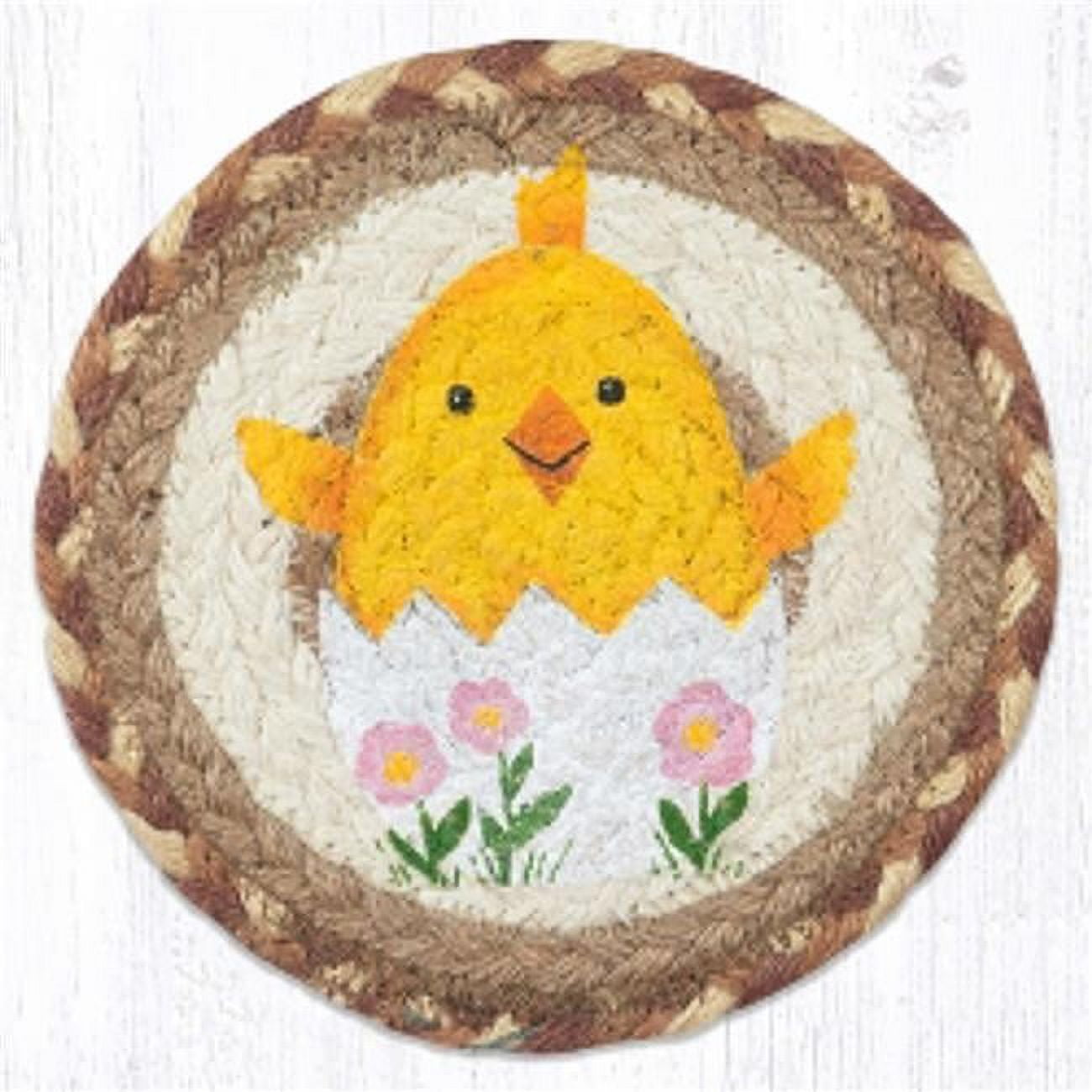 Picture of Capitol Importing 79-652EC 7 x 7 in. LC-652 Easter Chick Round Large Coaster