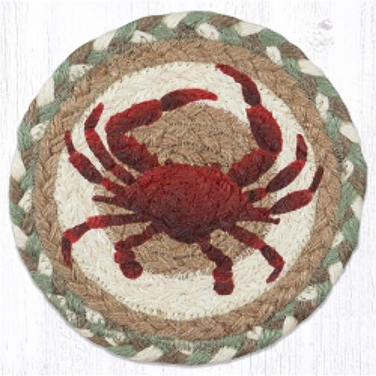 Picture of Capitol Importing 79-660C 7 x 7 in. LC-660 Crab Round Large Coaster