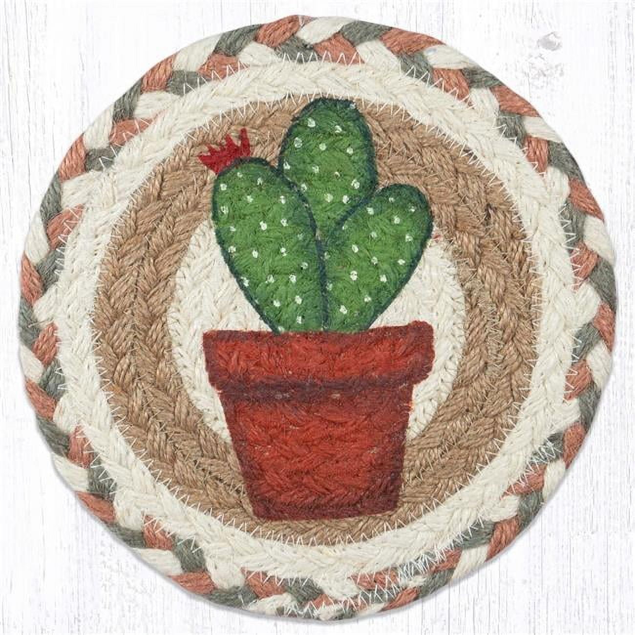 Capitol Importing  LC-661 Cacti 1 Round Large Coaster
