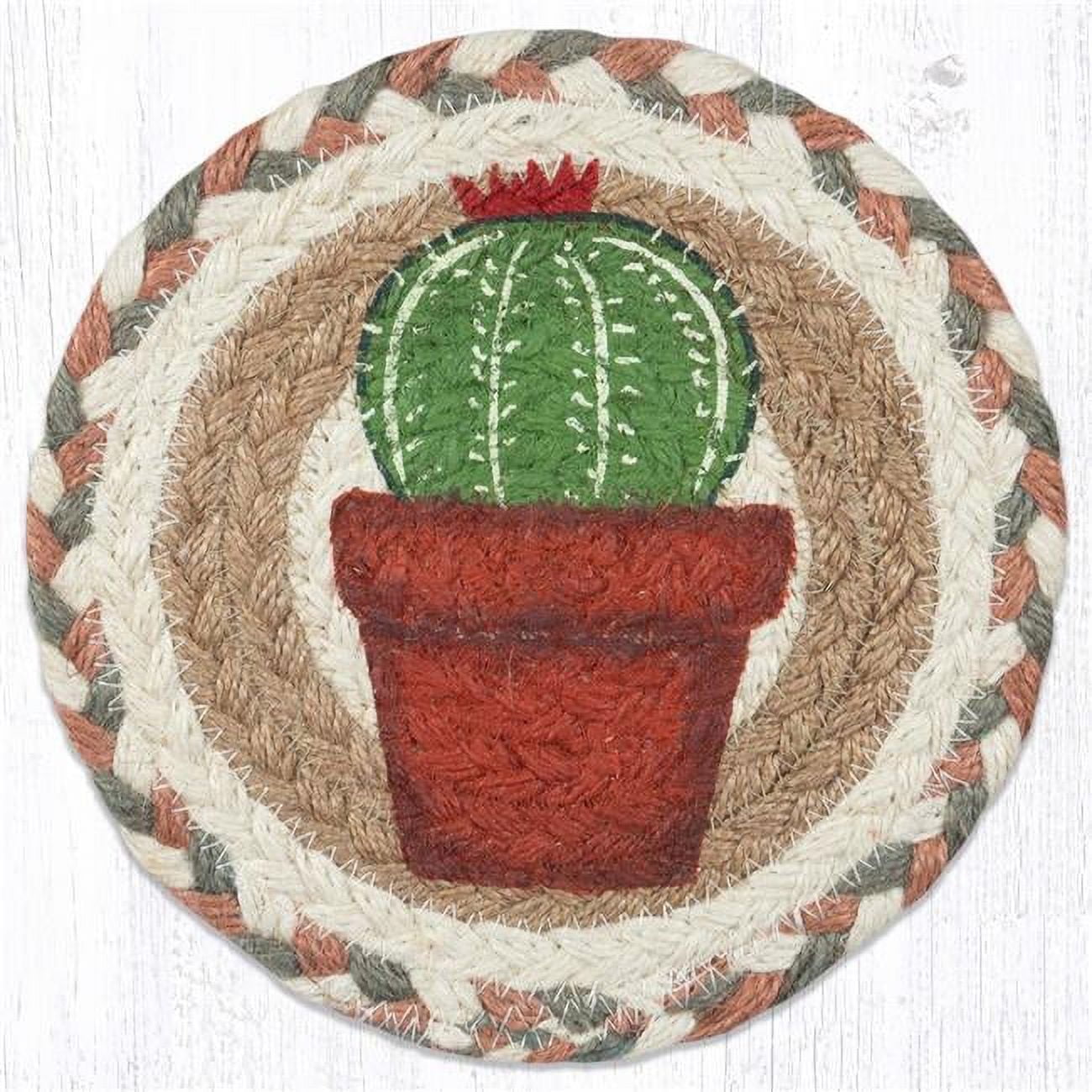 7 in. LC-661 Cacti 3 Round Large Coaster