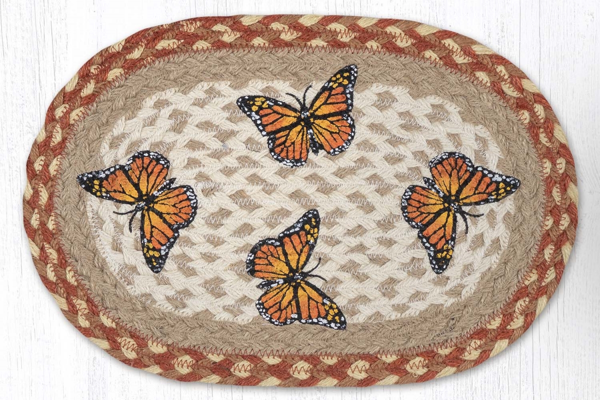 Picture of Earth Rug 81-915M 10 x 15 in. MSP-915 Monarch Printed Oval Swatch Rug