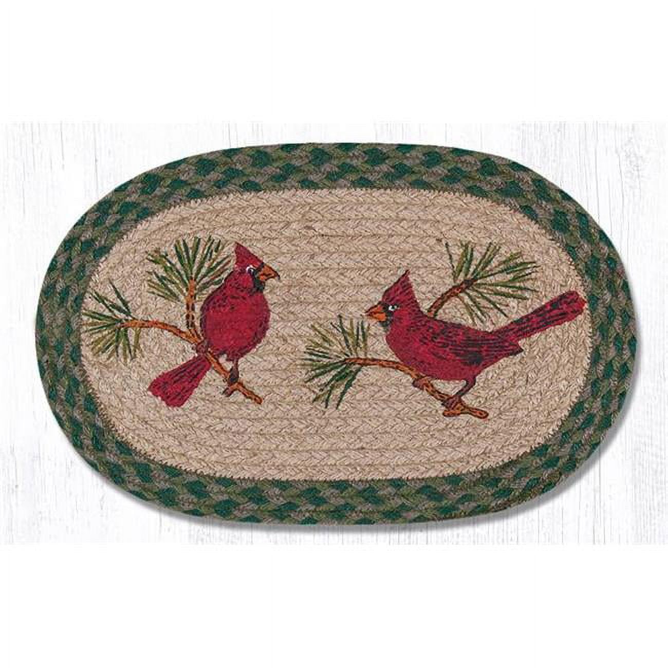 10 x 15 in. Cardinals Printed Oval Swatch -  PalaceDesigns, PA2858066