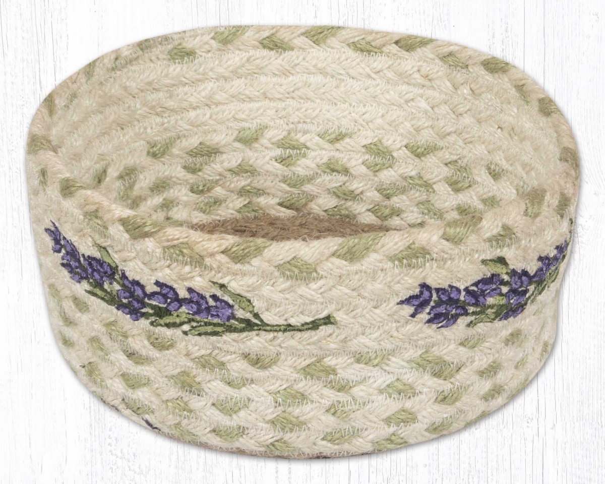Picture of Earth Rug 36-CBP611L 8 x 3 in. CBP-611 Lavender Printed Round Casserole Baskets