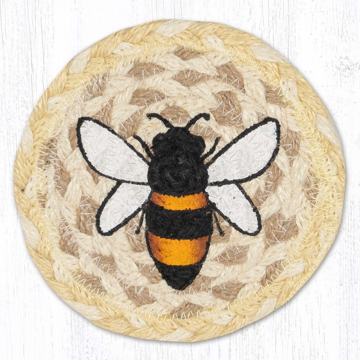 Picture of Earth Rug 31-IC880BH 5 x 5 in. IC-880 Bee Happy Printed Coaster