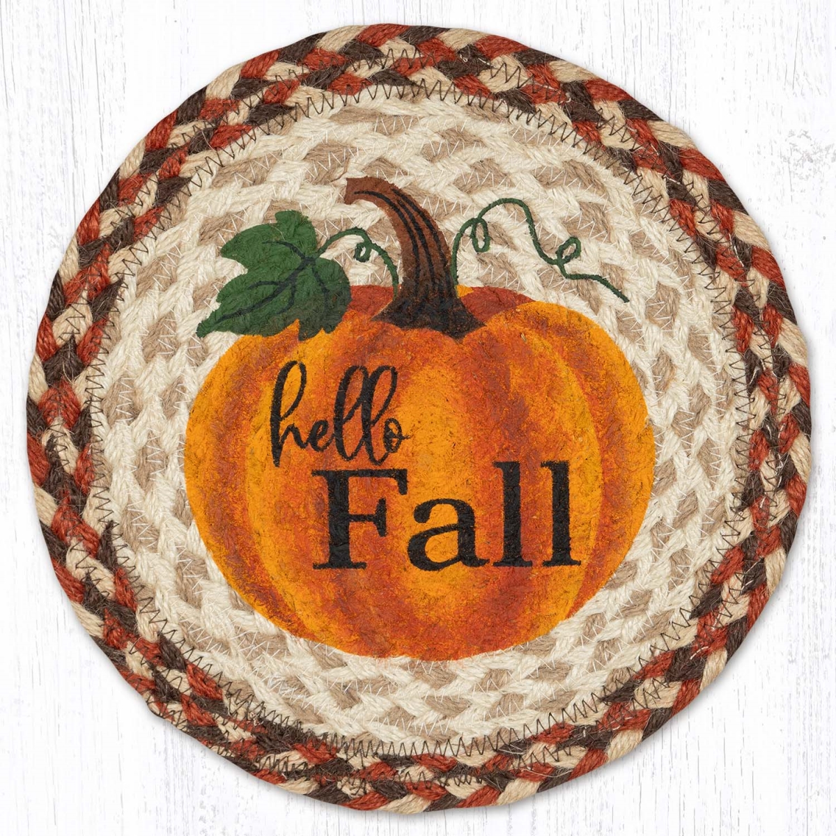 Picture of Earth Rug 80-884FW 10 x 10 in. MSPR-884 Fall Welcome Printed Round Trivet