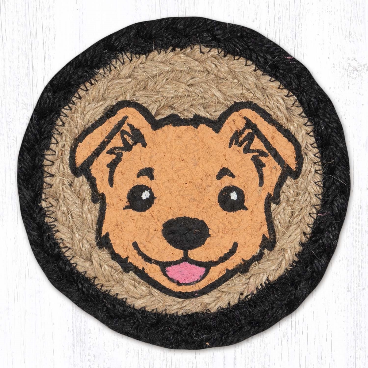 Picture of Earth Rug 31-IC001PF 5 x 5 in. IC-001 Puppy Face Printed Coaster