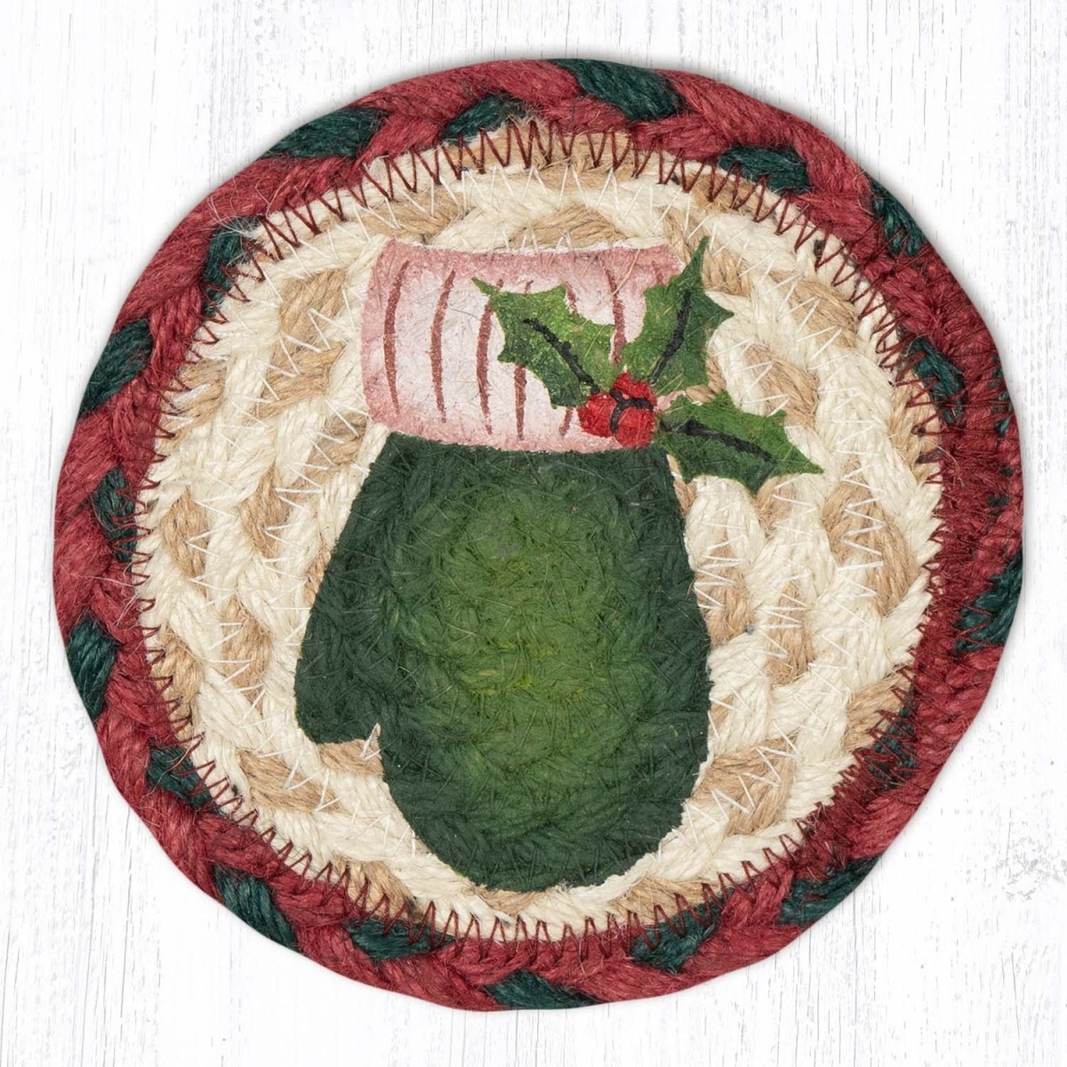 Picture of Earth Rug 31-IC875GM 5 x 5 in. IC-875 Green Mitten Printed Coaster