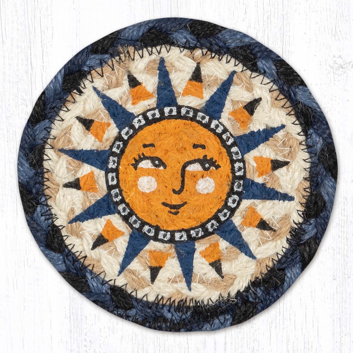 Picture of Earth Rug 31-IC443NS 5 x 5 in. IC-443 Nautical Sun Printed Coaster