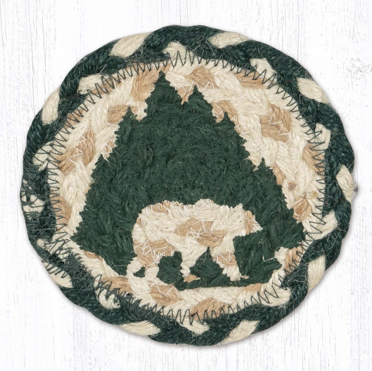 Picture of Earth Rug 31-IC505TLG 5 x 5 in. IC-505 Tree Line Grizzly Printed Coaster