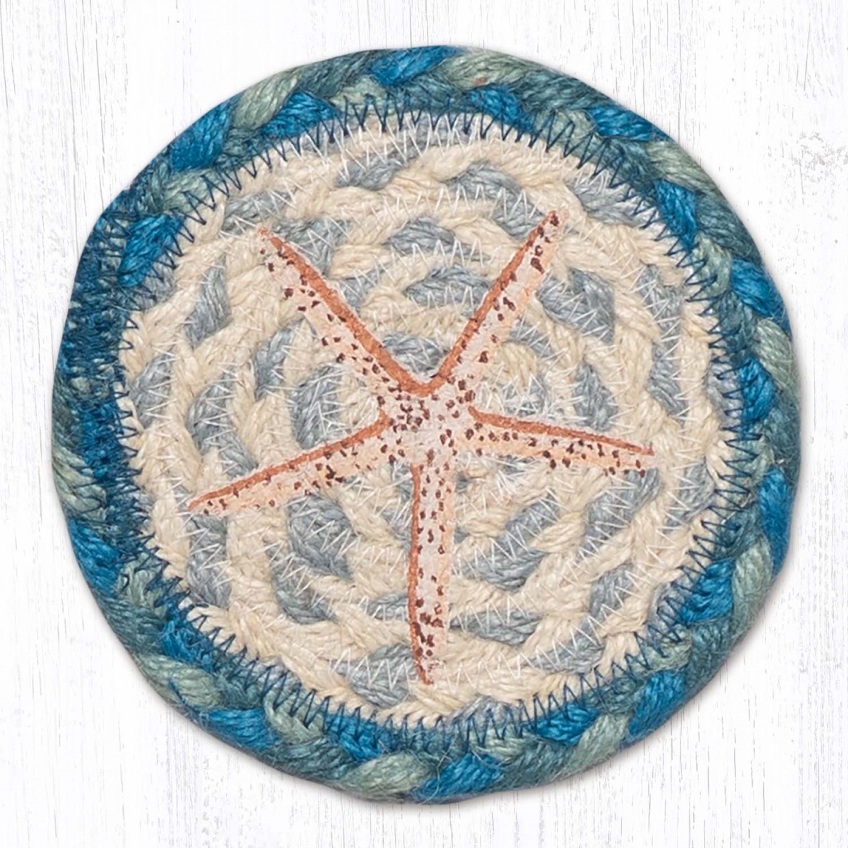 Picture of Earth Rug 31-IC866PS 5 x 5 in. IC-866 Pencil Starfish Printed Coaster