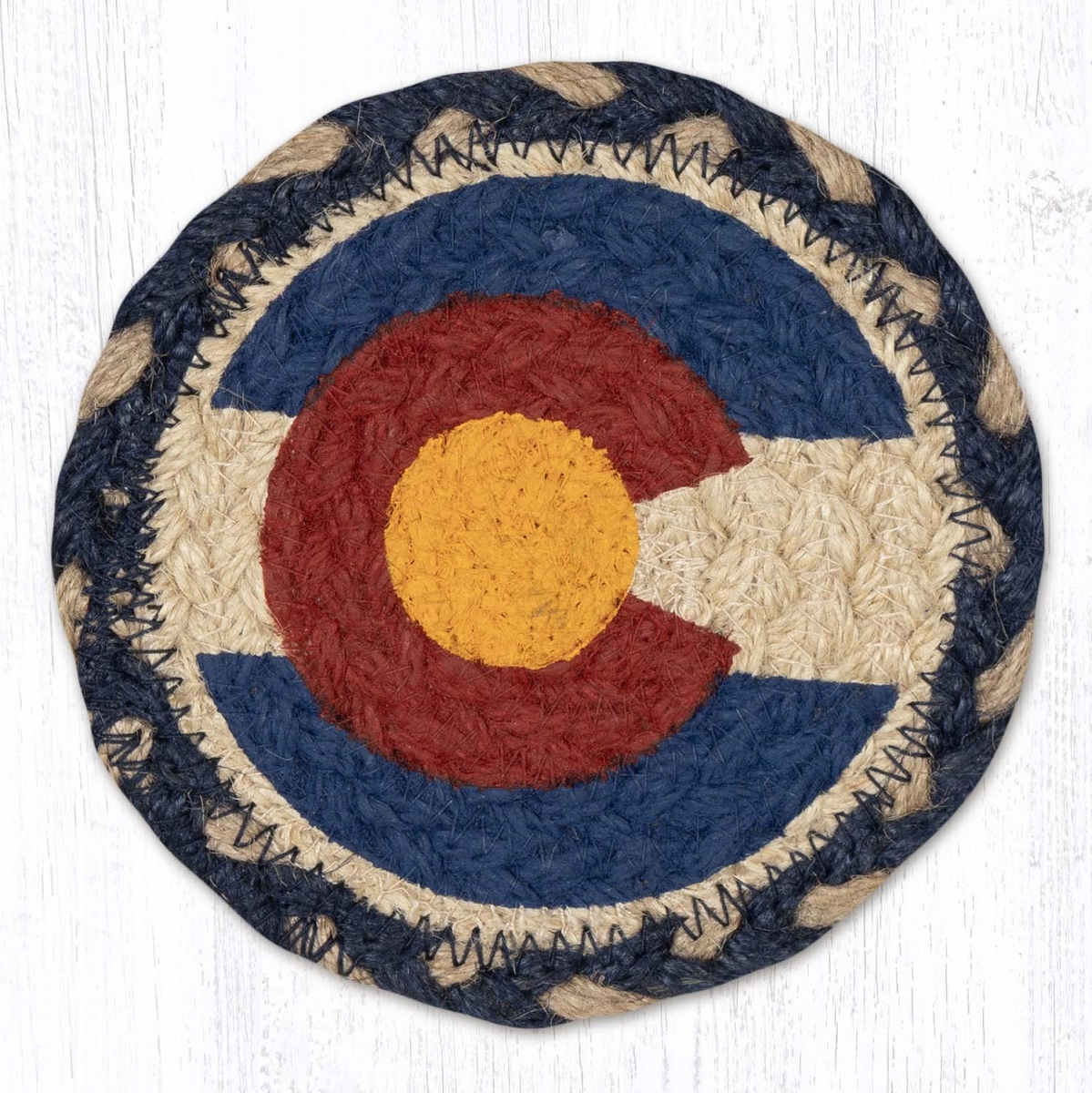 Picture of Earth Rug 31-IC881CF 5 x 5 in. IC-881 Colorado Flag Printed Coaster