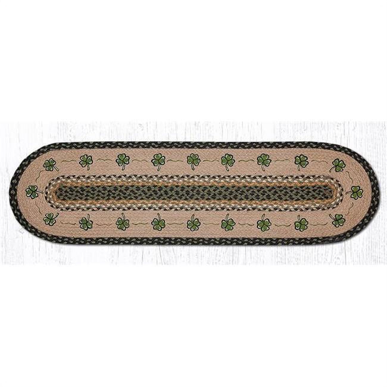 Picture of Capitol Importing 64-116S 13 x 48 in. Shamrock Oval Patch Runner