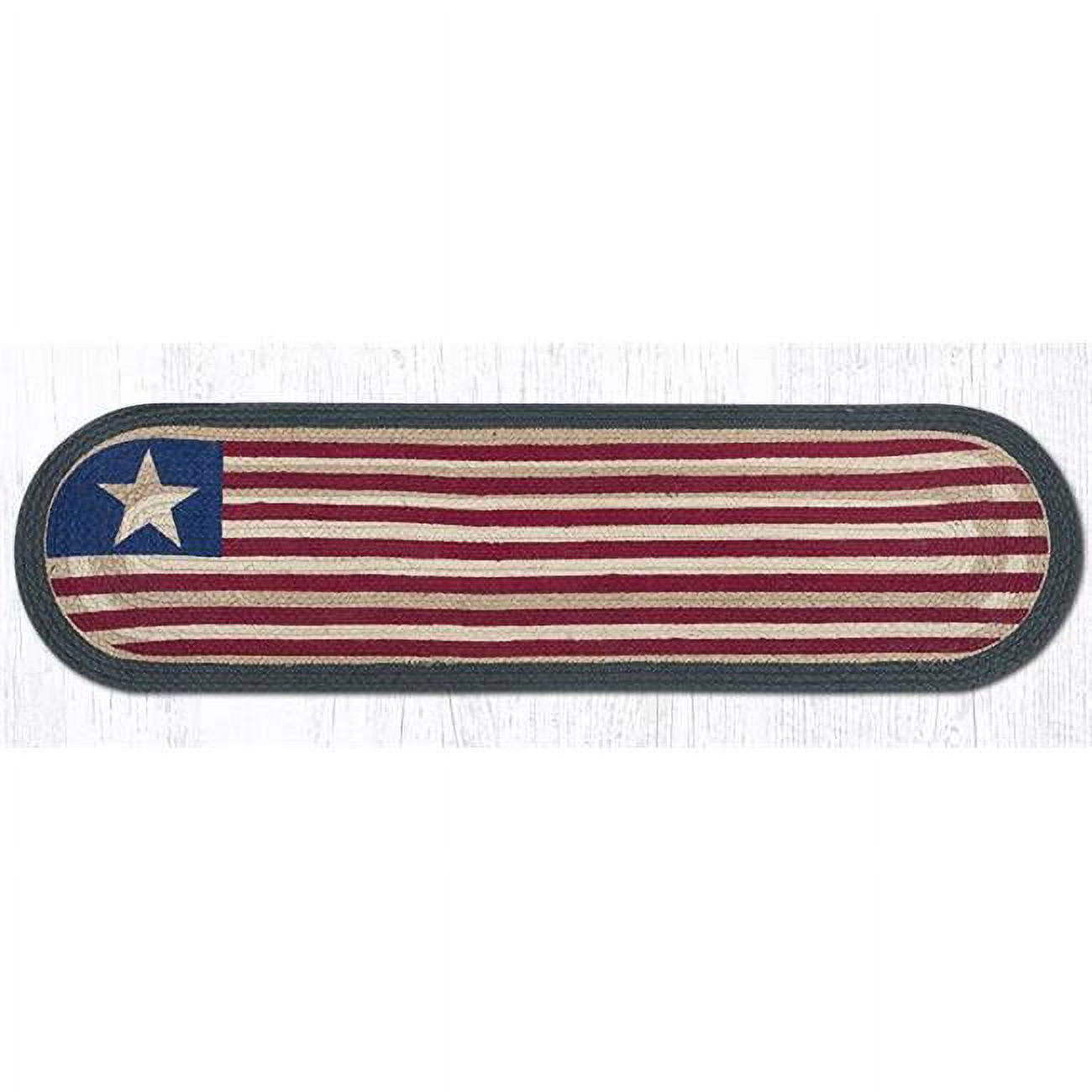 Picture of Capitol Importing 64-1032 13 x 48 in. Original Flag Oval Patch Runner
