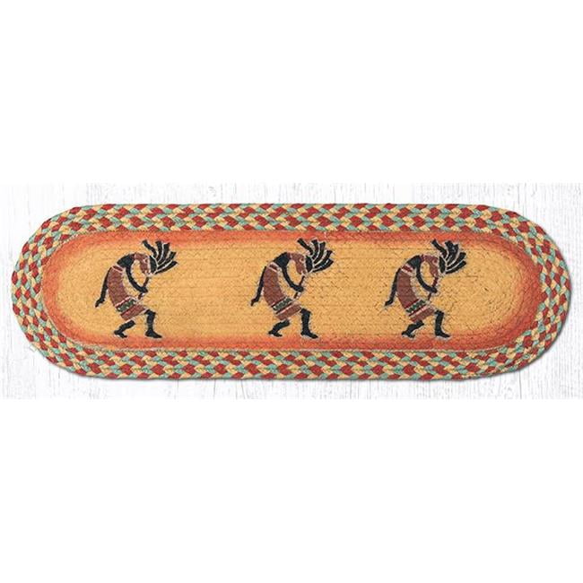 27 x 8.25 in. Kokopelli Printed Stair Tread Rug