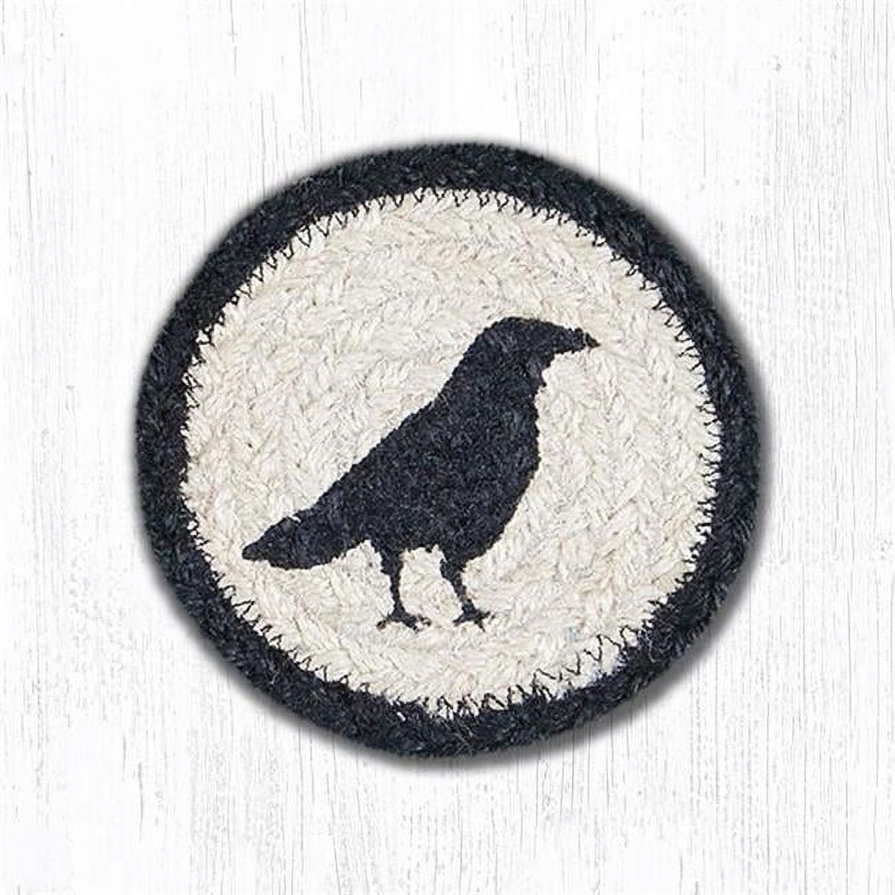 Picture of Capitol Importing 31-IC517C 5 in. Crow Individual Coaster Rug