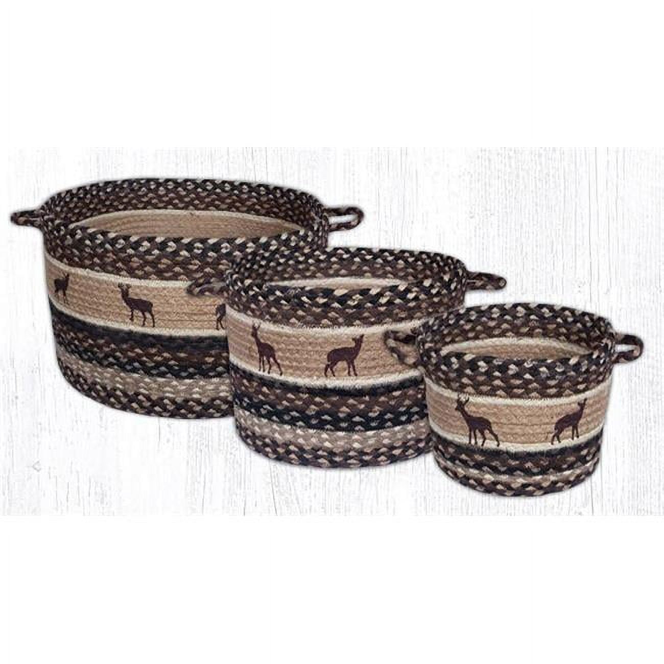 Picture of Capitol Importing 38-UBPSM518DS 9 x 7 in. Deer Silhouettes Small Utility Basket