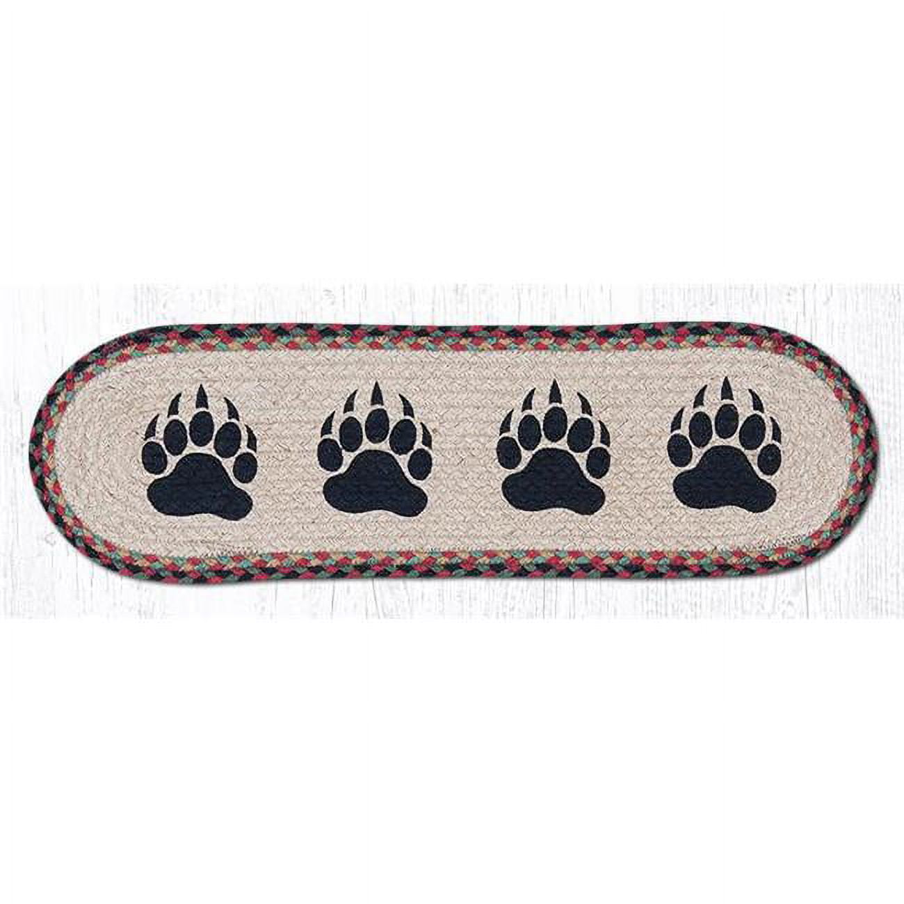 Picture of Capitol Importing 49-ST081BP 27 x 8.25 in. Bear Paw Oval Stair Tread