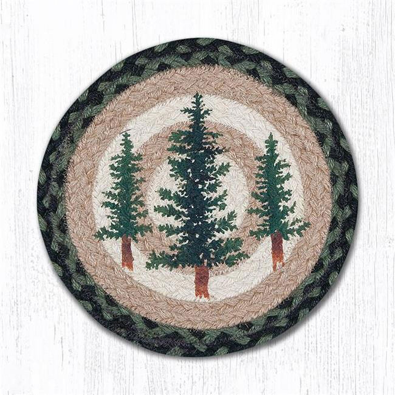 Tall Timbers Printed Swatch Round Rug, 10 x 10 in.