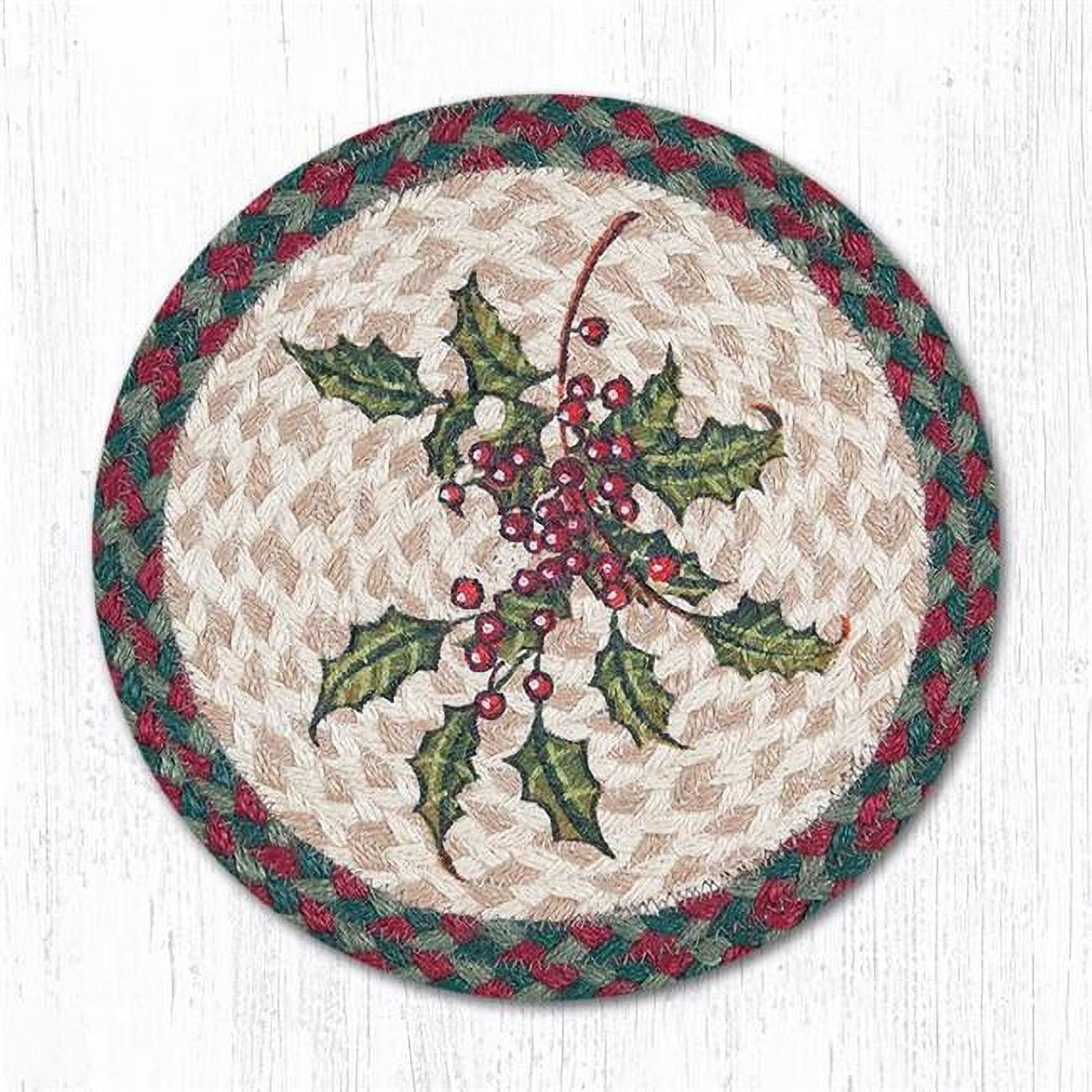 Holly Printed Swatch Round Rug, 10 x 10 in.