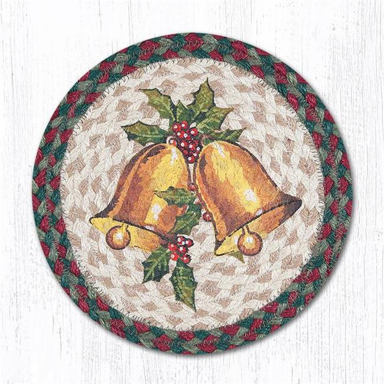 Holly Bell Printed Swatch Round Rug, 10 x 10 in.