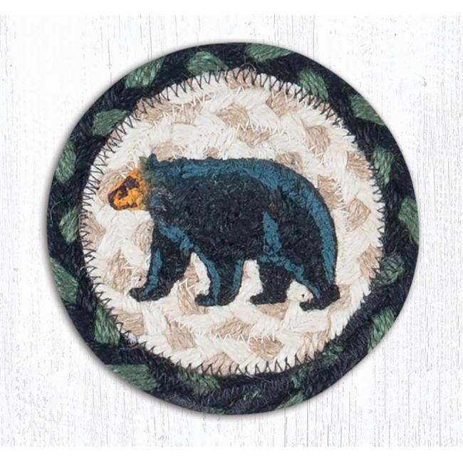 Picture of Capitol Importing 31-IC116MB 5 in. Jute Round Mama Bear Printed Coaster
