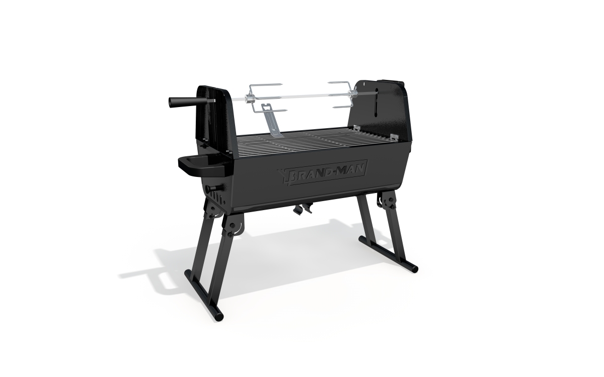 BMROTIS COLT Portable Charcoal Rotisserie BBQ Grill -  Brand-Man Grills