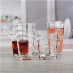 Picture of Circleware 40228-AM Hoop Entertaining Glassware Set&#44; Clear - 16 Piece