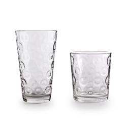 Picture of Circleware 40230-AM Double Circle Entertaining Glassware Set, Clear - 16 Piece