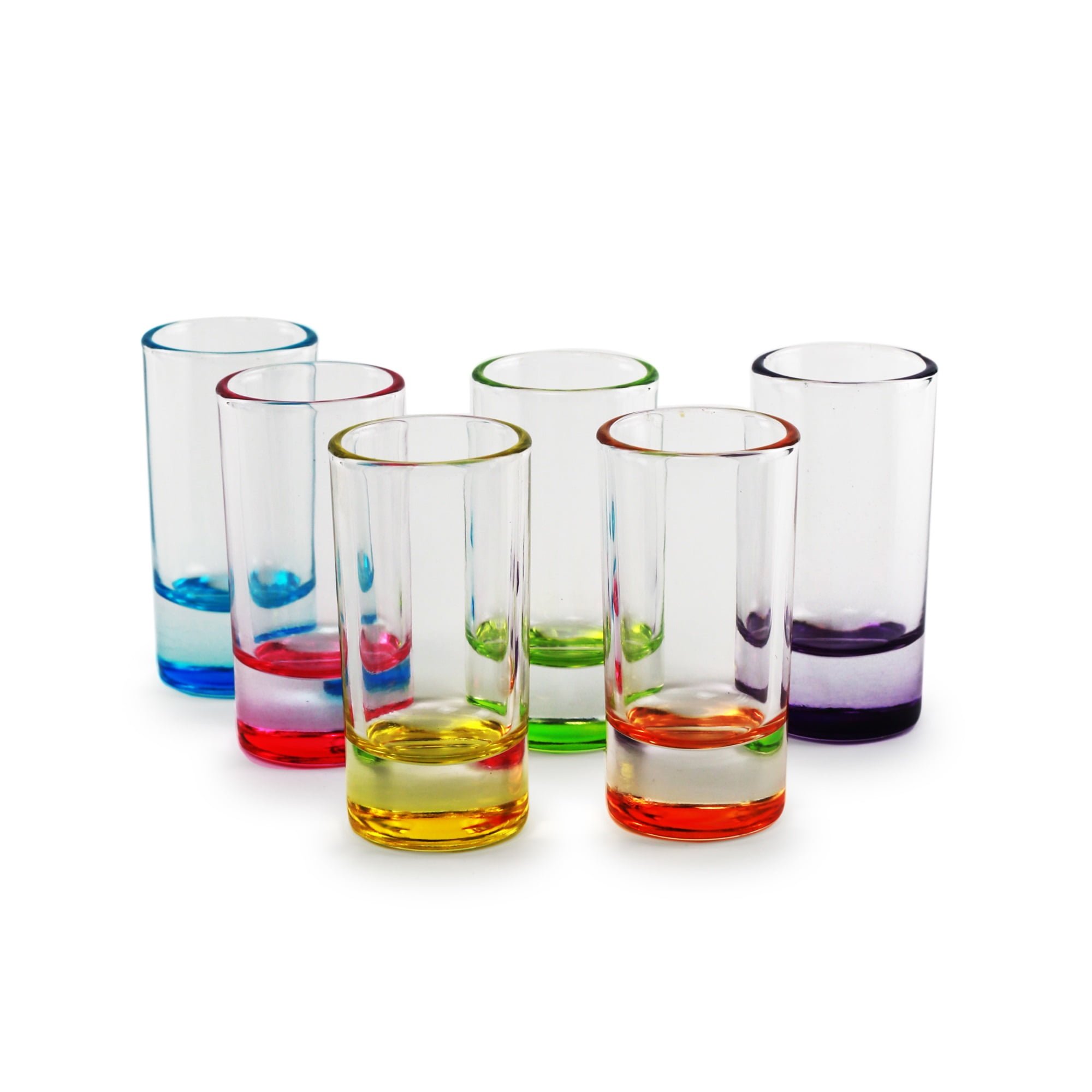 Picture of Circleware 42797/AM Circleware Paradise w/Style set of 6 - 1.2oz asst color shot glass