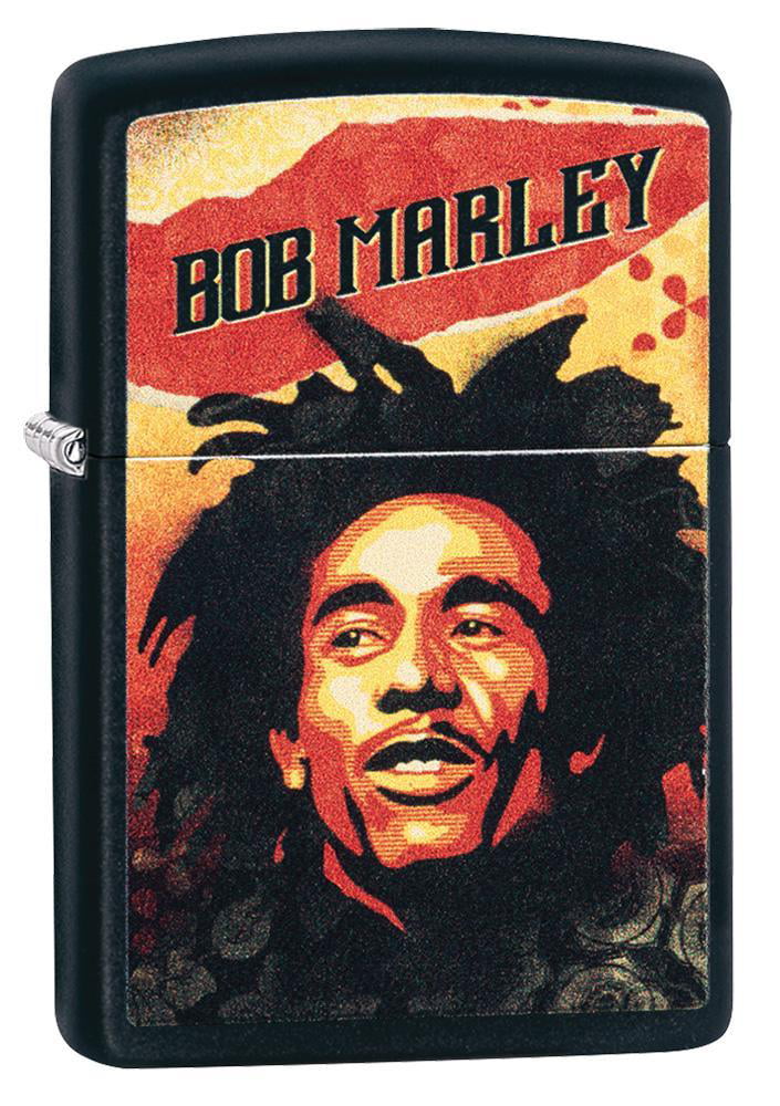 Picture of  49154 Zippo Bob Marley Black Matte Pocket Lighter