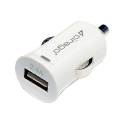Picture of Cirago International IPA2400CAR 2.4A USB Car Charger, White