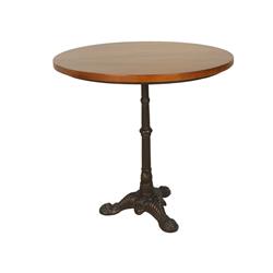 Picture of Carolina Chair & Table CF3030CHETBK Velio Bistro Table&#44; Chestnut & Black