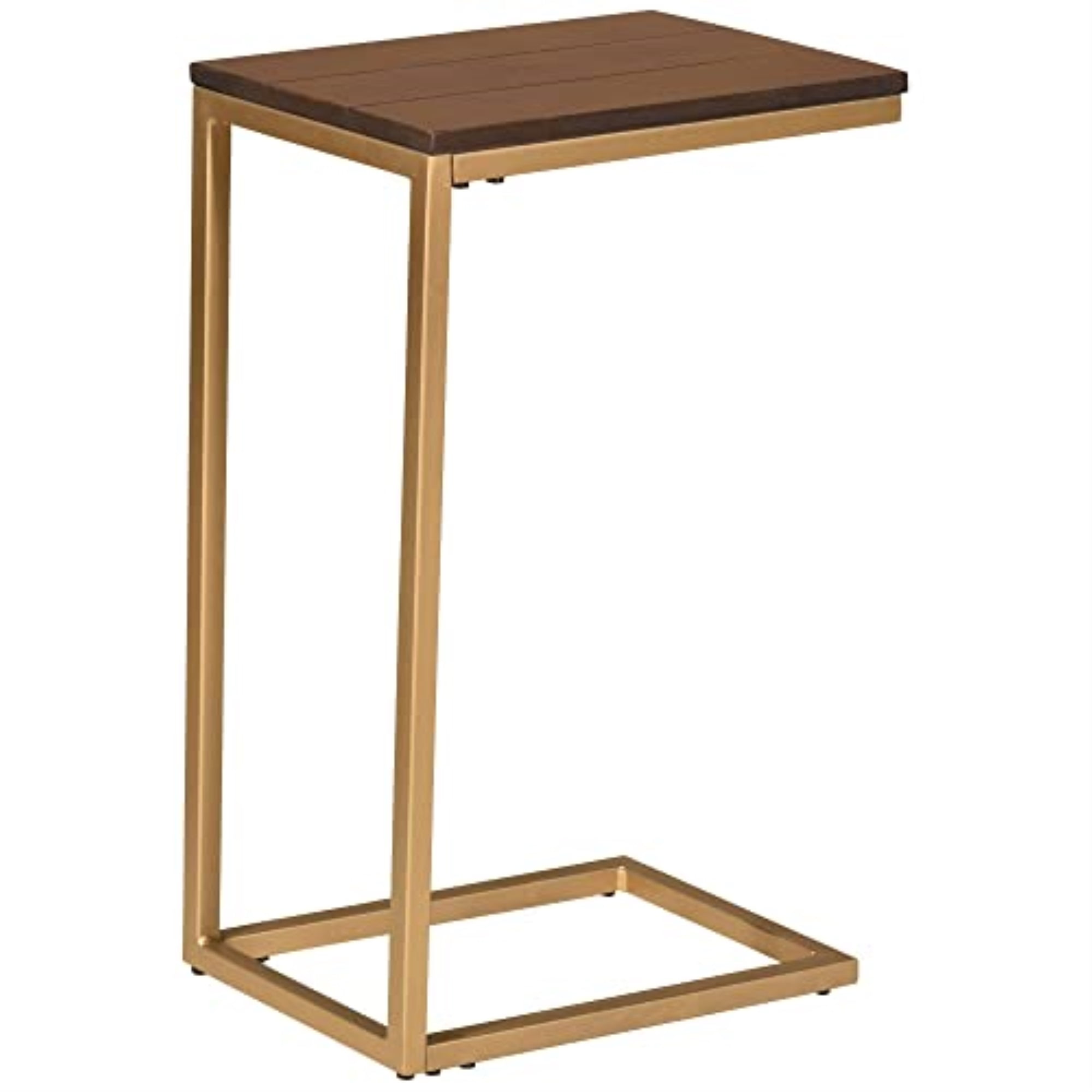 Aggie Computer Tray Table, Elm & Gold