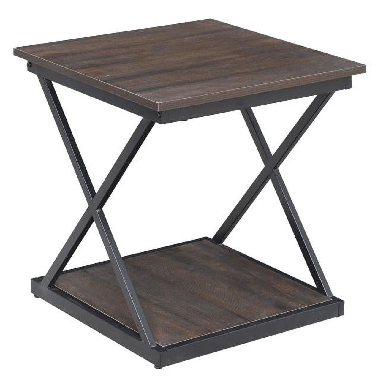 Stella Side Table, Elm & Black